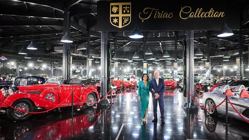 Piero Ferrari, acționar și vicepreședinte al renumitei companii auto Ferrari,  a vizitat astăzi galeria Țiriac Collection
