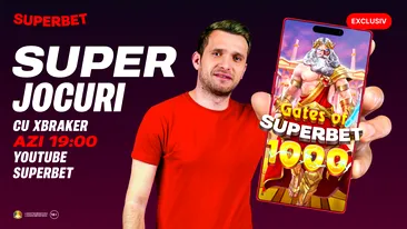 (P) Bați la porțile distracției? Gates of Superbet e la SuperJocuri cu Xbraker, miercuri de la 19:00