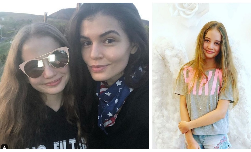 Fiica lui Irinel Columbeanu calcă pe urmele mamei sale, Monica Gabor. Cum pozează Irina Columbeanu la 12 ani