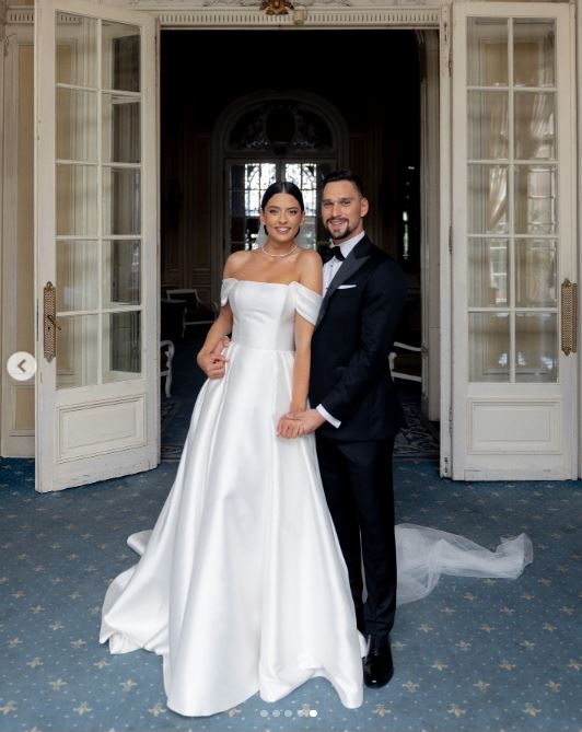 Oana Moșneagu și Vlad Gherman au avut, astăzi, cununia religioasă / sursă foto: Instagram