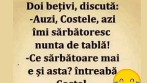 BANCUL ZILEI | "Auzi, Costele, azi îmi sărbătoresc nunta de tablă"