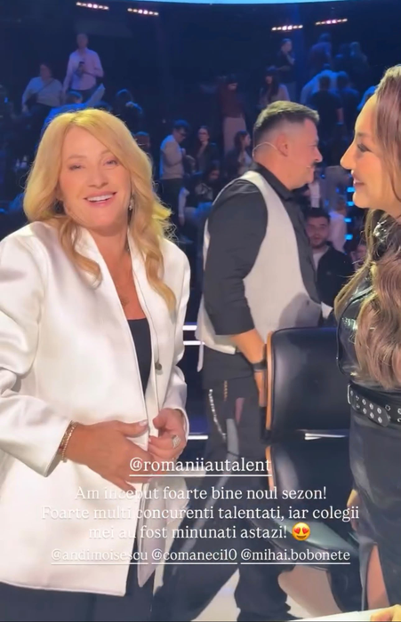 Primele imagini cu Nadia Comăneci la Românii au Talent! Câte ore a stat la filmări gimnasta de 10 a României