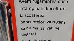 Mesajul afișat într-un magazin din Capitală, în plină criză de coronavirus, a stârnit un val de controverse