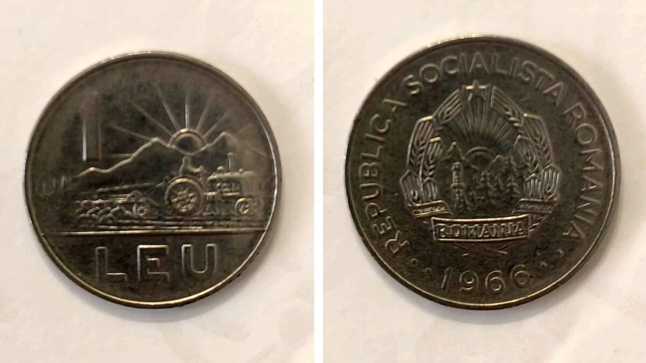 Mai ții minte moneda de 1 leu de pe vremea lui Nicolae Ceaușescu? Cu ce sumă de bani se vinde acum, în martie 2023
