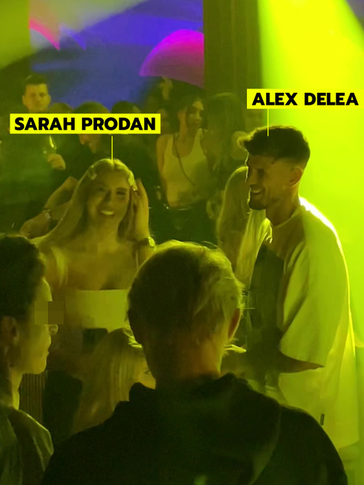 Alex Delea a ochit-o pe Sarah Prodan și a mers "glonț" către ea (Foto: CANCAN.RO)