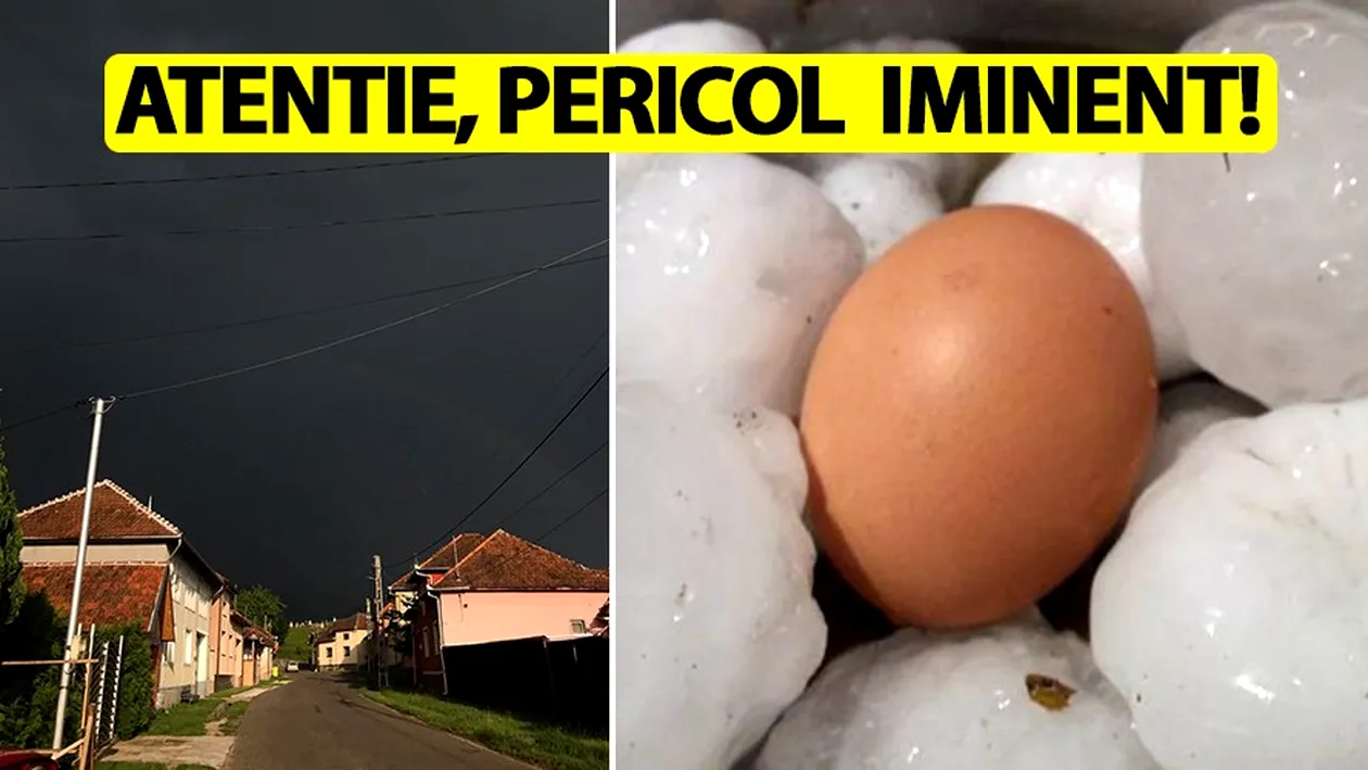 Atenție, pericol iminent! ANM, avertizare de vreme severă emisă vineri dimineață