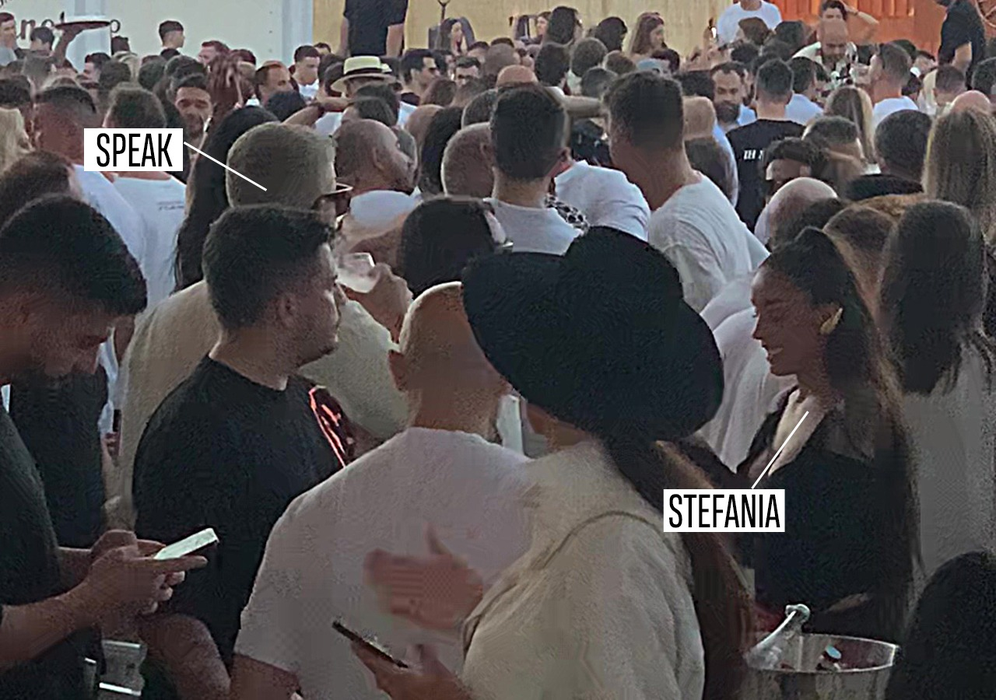 Speak și Ștefania s-au distrat pe cinste în club