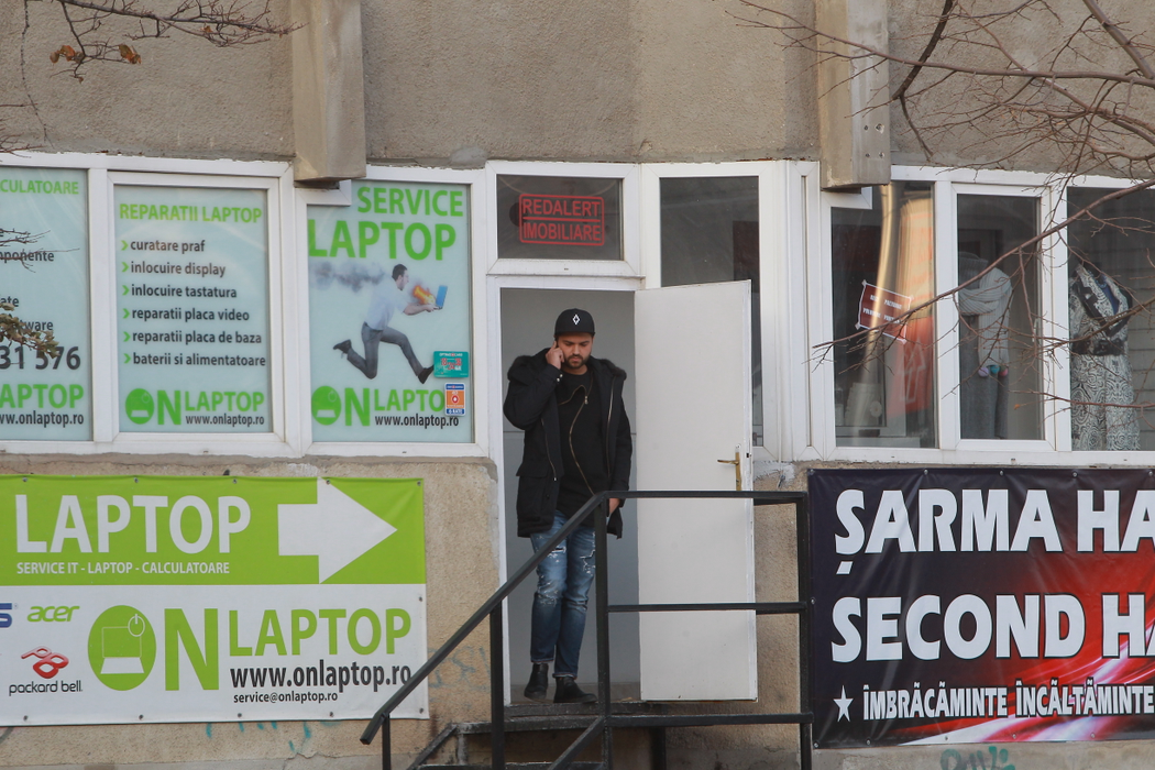 Antonio, soțul Biancăi Rus, a părăsit micuțul magazin, în mare grabă