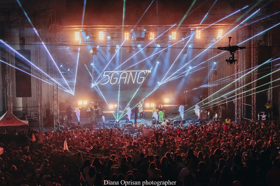 De Ziua Copilului, idolii noii generații, fenomenul 5GANG și invitații lor, au creat o atmosferă exploziva