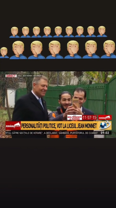 Detaliul comic observat de un telespectator, în timp ce Klaus Iohannis era în direct la Antena 3. Ce vedetă a apărut în cadru
