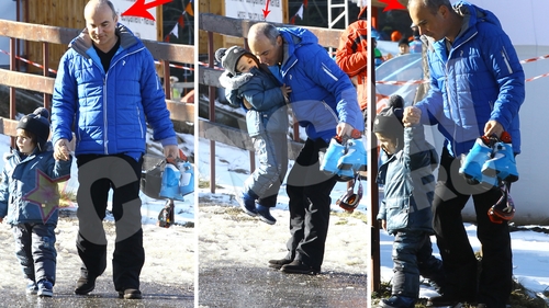 Rareş Bogdan şi familia au strigat ”Pârtieee!” la Poiana Braşov