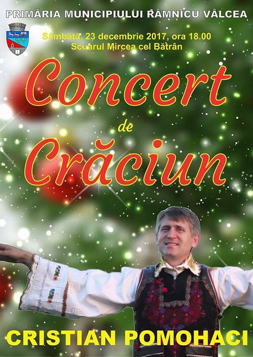 Afişul concertului a cărui anulare este cerută public de USR Vâlcea