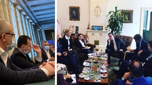 Ludovic Orban, gafă după gafă! Cum a fost surprins premierul într-o sală de ședințe a Guvernului după poza în care bea și fumează în biroul său
