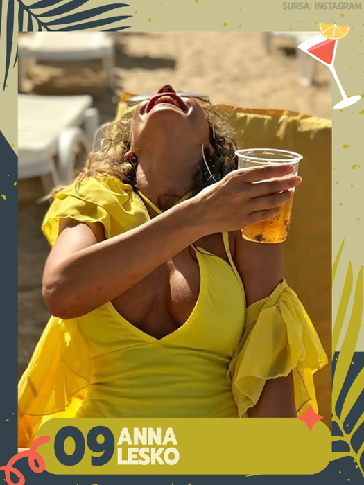 TOP 50 de vedete care ridică paharul în cinstea voastră, în costume de baie! Anna Lesko, Gina Pistol, Delia, Daniela Crudu… Cu cine ciocniți?