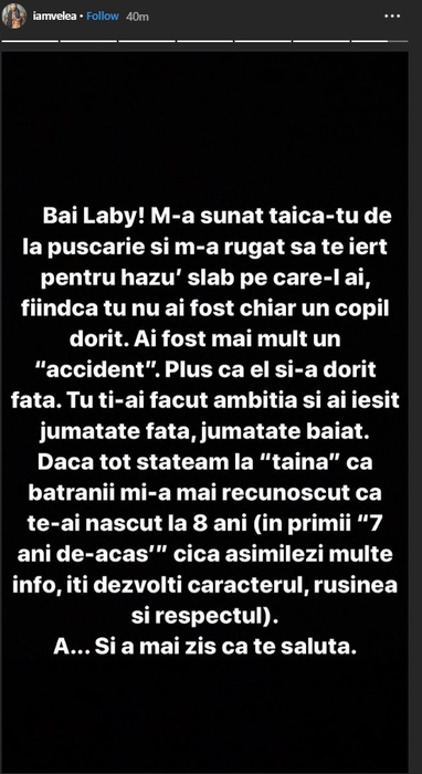 Alex Velea a publicat filmulețe compromițătoare cu Abi Talent! Iubitul Antoniei, sunat de tatăl vedetei de pe YouTube din pușcărie. VIDEO