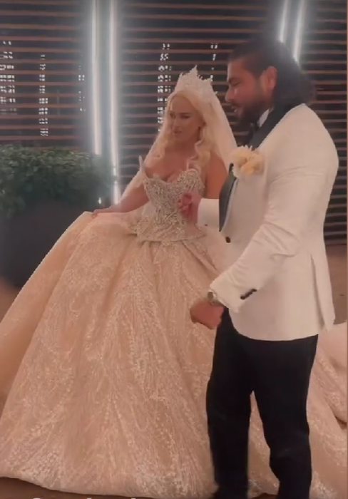 Anda Adam și Yosif Mohaci au avut o nuntă în stil libanez/ Sursa foto: Instagram