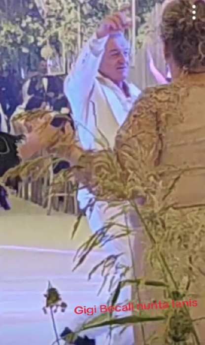 Gigi Becali a făcut show la nunta lui Ianis Hagi/ Sursa foto: TikTok