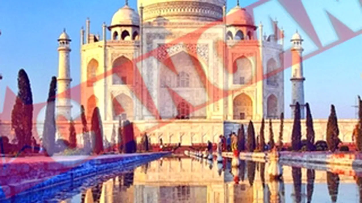 Taj Mahal se ingalbeneste din cauza poluarii