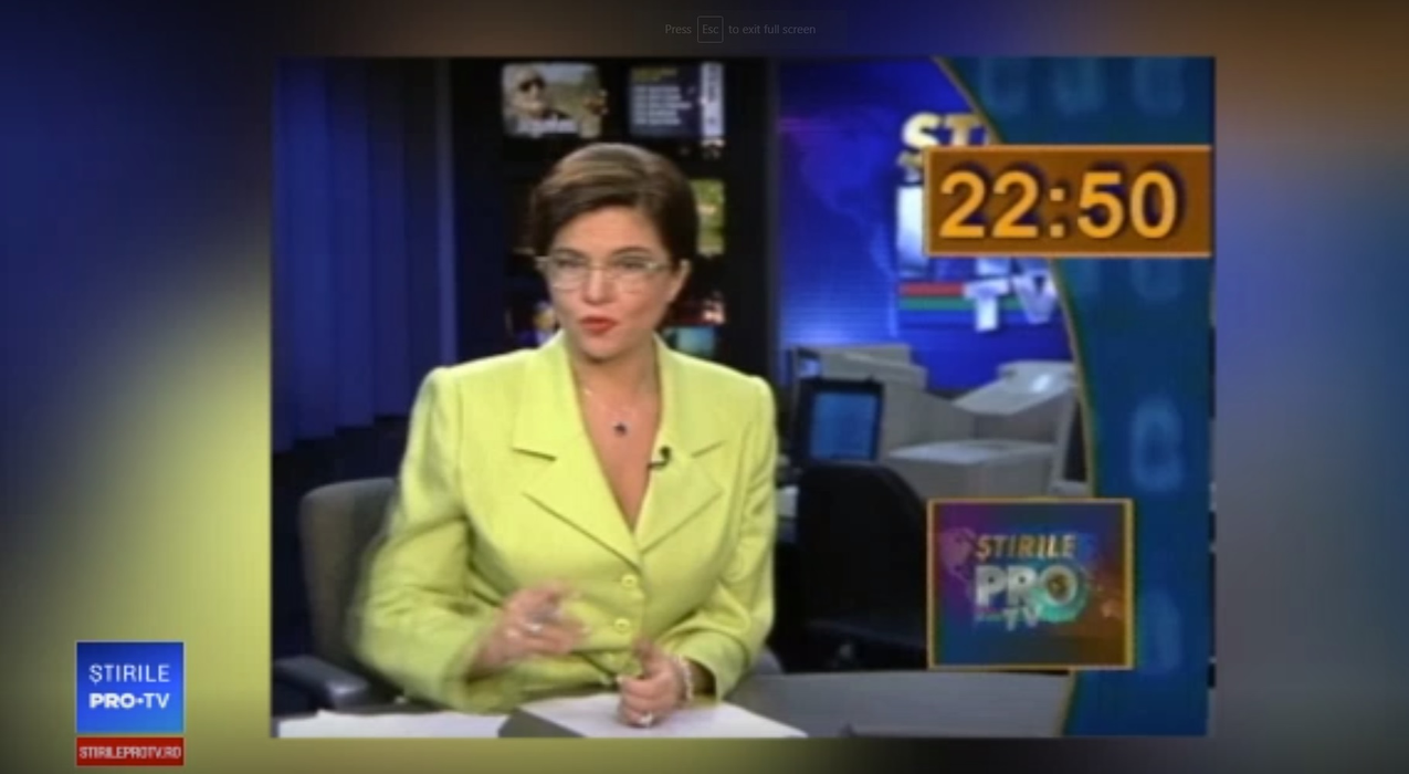 Imagini de colecție cu Cristina Țopescu la Pro TV, alături de Andreea Esca