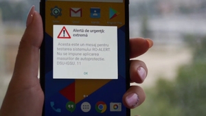 Mesajul primit în această seară de români prin serviciul Ro-Alert! "Rămâneți în case. Tip: alerte extreme"