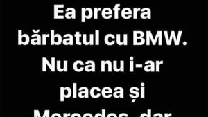 BANCUL ZILEI | De ce preferă femeile bărbații cu BMW, de fapt