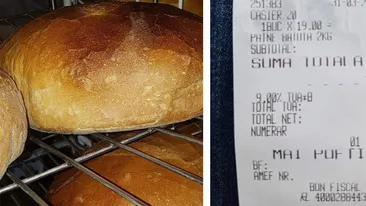 Am găsit cea mai scumpă pâine din România! Cât a plătit un român, într-o brutărie din Turda, pentru o singură bucată