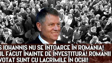 Klaus Iohannis nu se întoarce in România! GESTUL FACUT ÎNAINTE DE ÎNVESTITURĂ! Românii care l-au votat sunt cu lacrimile în ochi!