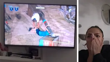 Imagini sfâșietoare. Cum a reacționat Bella Santiago când și-a văzut soțul accidentându-se grav la Survivor, azi-noapte