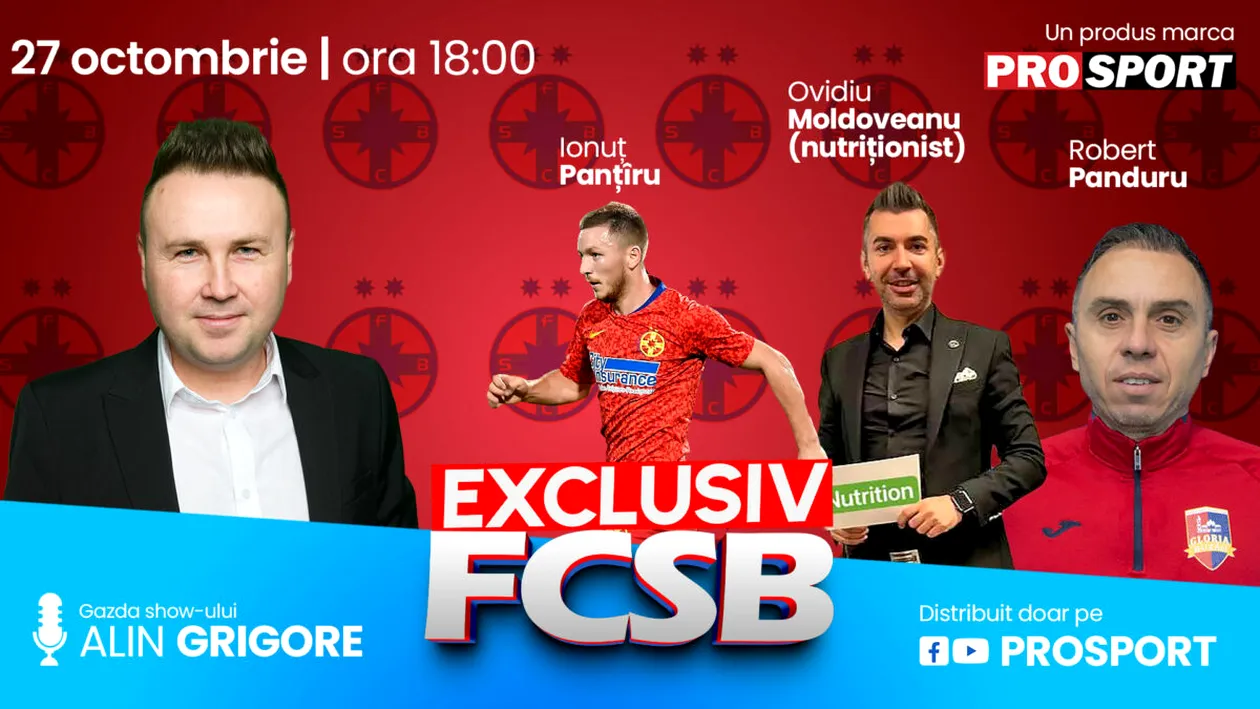 EXCLUSIV FCSB, azi de la 18:00. Cine e românul care a trimis cerere la UEFA pentru a schimba totul pe site! Dezbatem cu Ionuț Panțîru, fostul fundaș al campioanei
