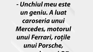 Bancul sfârșitului de săptămână | "Unchiul meu este un geniu!"