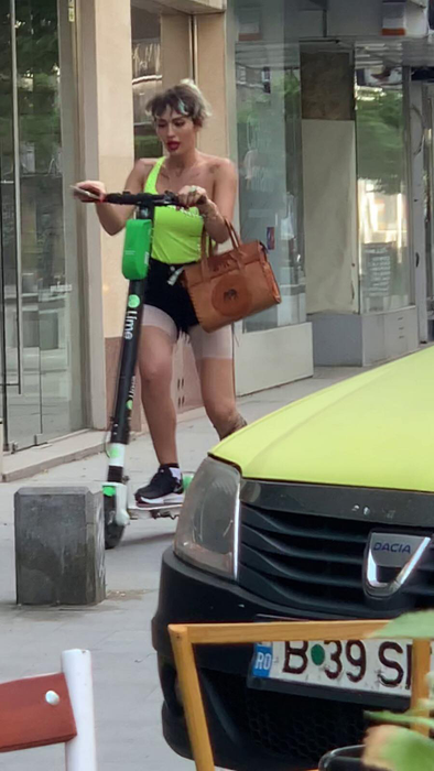 Margherita a “sustras” o trotinetă și s-a declanșat alarma