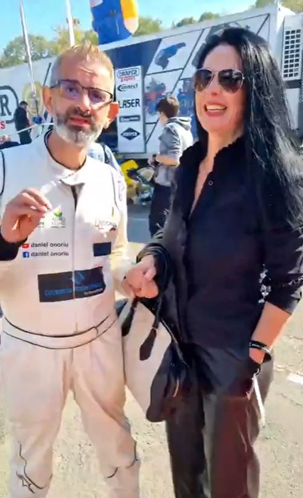 Daniel Onoriu și partenera sa. Sursă foto: Facebook