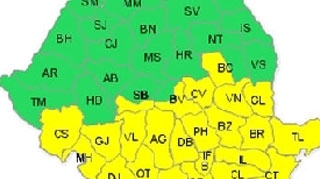 COD GALBEN! Se anunta ploi abundente, lapovita si ninsoare in mai multe judete