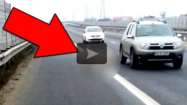 Aparitie ULUITOARE pe autostrada Bucuresti-Pitesti! Toti soferii si-au facut cruce cand au vazut ASTA in mijlocul strazii