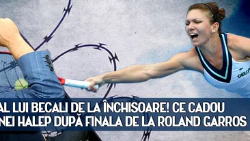 GEST URIAS al lui Becali de la inchisoare! Ce cadou ii face Simonei Halep dupa finala de la Roland Garros