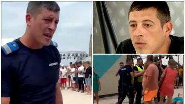Jandarmul din Costinești rupe tăcerea. Ce spune Ionuț Niță despre incidentul de pe plajă: „Mă înclin în fața lor”