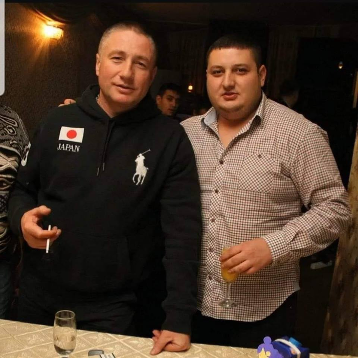 Nicu Maharu și fiul său, Florian