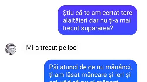 BANC | De ce nu mănânci?