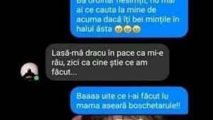 BANC | "Nu mai ai ce căuta la mine, dacă îți bei mințile în halul ăsta. Uite ce i-ai făcut lu' mama aseară!"