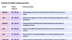 La ce vârstă îți vei găsi sufletul pereche, în funcție de zodie. Tabel complet pentru toate cele 12 zodii