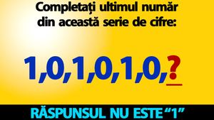 Test de inteligență | Completați ultimul număr din această serie de cifre: 1,0,1,0,1,0! Răspunsul nu e "1"