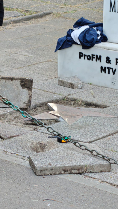 Monumentul lui Michael Jackson din Herăstrău, VANDALIZAT! Autoritățile au fost imediat sesizate