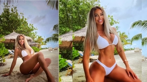 Cu sacoul desfăcut, Bianca Drăgușanu și-a etalat silicoanele înainte să și le schimbe! Fosta prezentatoare își dorește unele mai mari și este din nou la Cluj-Napoca | FOTO