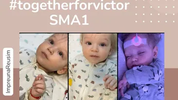 Victor are nevoie de ajutor! La nici un an, micuţul a fost diagnosticat cu o boală genetică rară