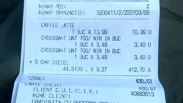 Ce țeapă a luat un șofer după ce a alimentat de 412 lei într-o benzinărie din Cluj: Ați plătit cu card de euro, de asta!