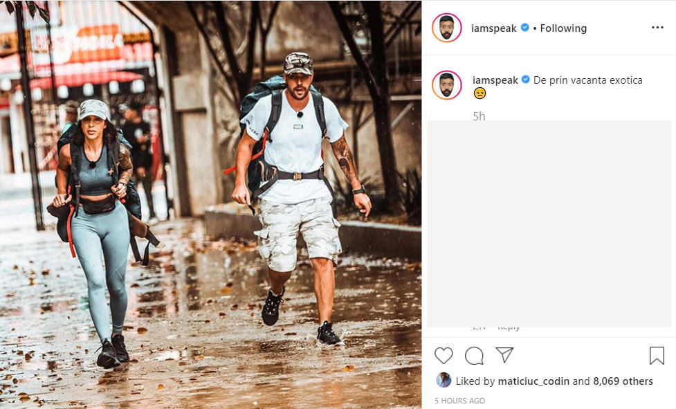 Cum a reacționat Codin Maticiuc după ce Speak a postat o poză cu iubita lui, din greșeală, cu zonele intime la vedere