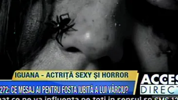 Iguana despre scenele nud din filmul in care joaca! Nu am avut nicio problema cu ele! Mai greu a fost cand filmam cu insecte pe fata!