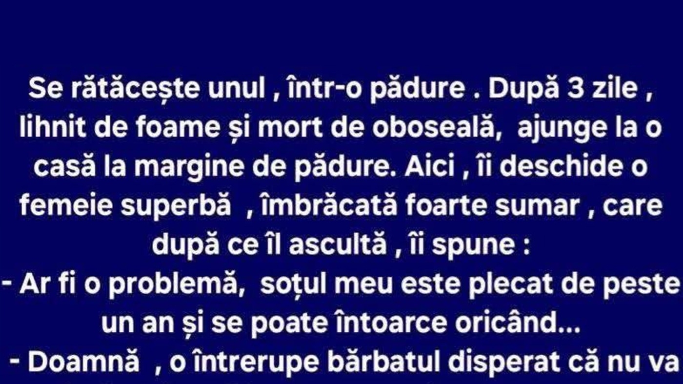 Bancul de weekend | Frumoasa și gentlemanul