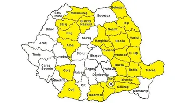ANM, avertizare de vreme severă imediată în România. Oamenii sunt sfătuiți să evite aceste zone