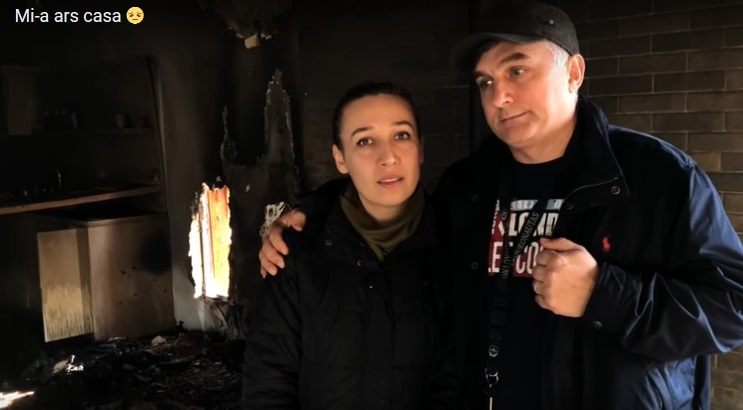 Concluziile pompierilor! Vloggerul Ilie Bivol, acuzat ca si-a dat foc la casa! Cati bani a strans pana acum din donatii